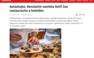 Z médií: Revoluční novinka šetří čas restauracím a hotelům